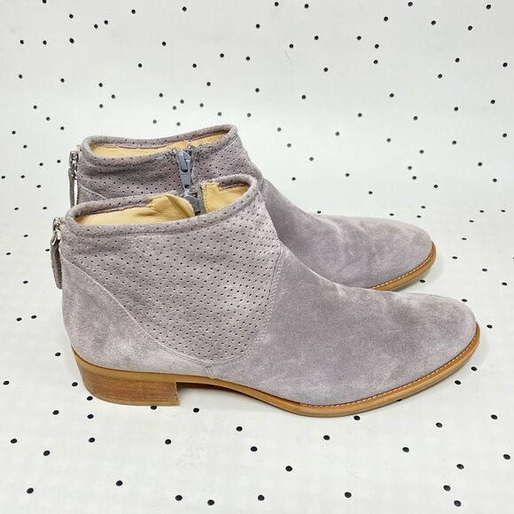 🌱 Paul Green 🌱 Addison short booties boot suede beige light brown like new 9,5 - Picture 8 of 12